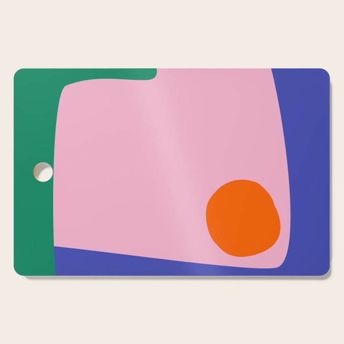 Abstract Modern Colorblock Cutting Board Gallery Image 1