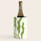 Olive green abstract  plants  Wine Chiller Gallery Image 3