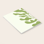Olive green abstract  plants  Notebook Gallery Image 3