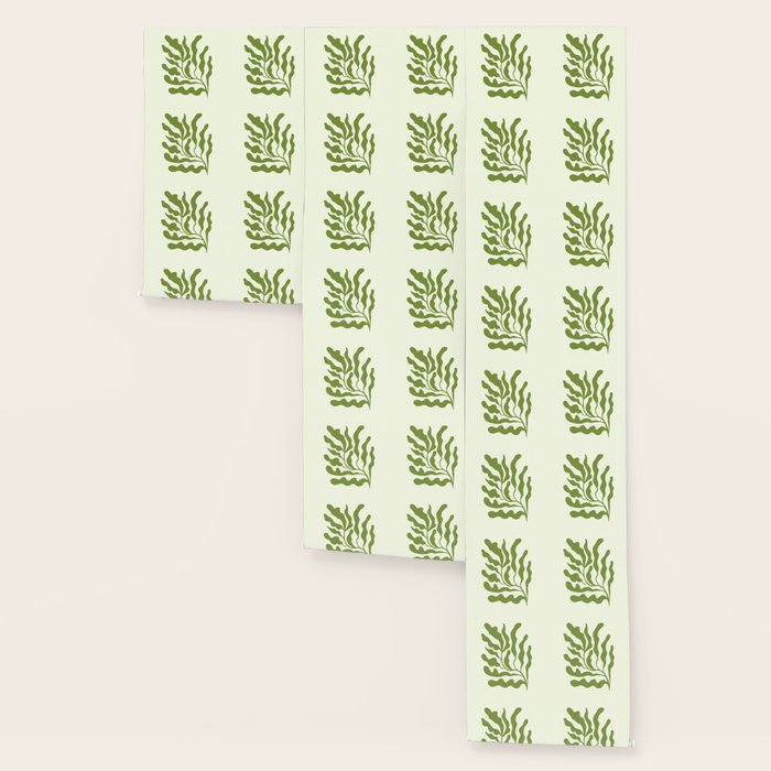 Olive green abstract  plants  Wallpaper Gallery Image 3