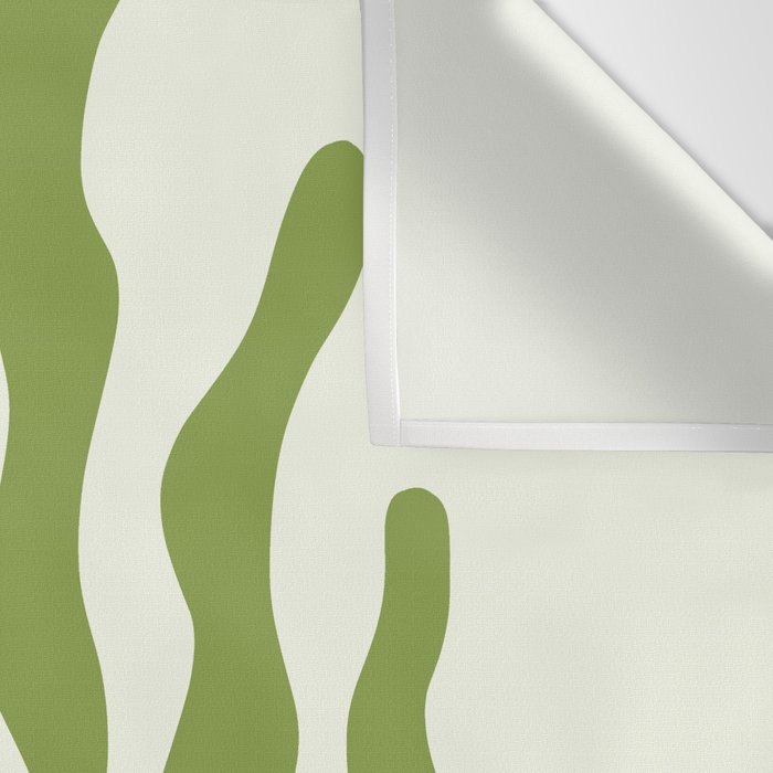 Olive green abstract  plants  Wall Tapestry Gallery Image 3