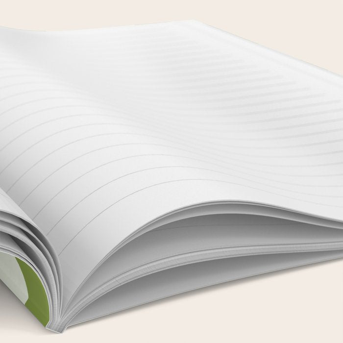 Olive green abstract  plants  Notebook Gallery Image 2