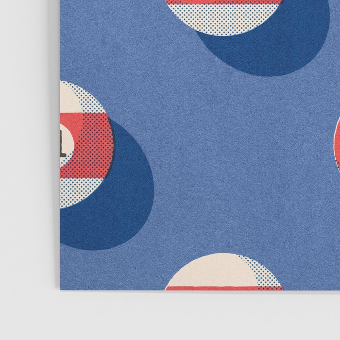 BALLS Billiards - pattern Poster Gallery Image 3