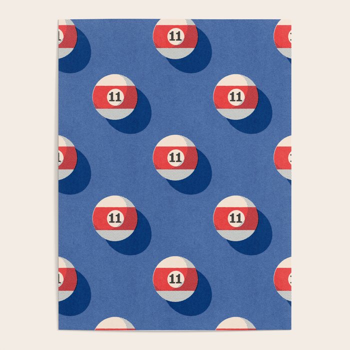 BALLS Billiards - pattern Poster Gallery Image 1