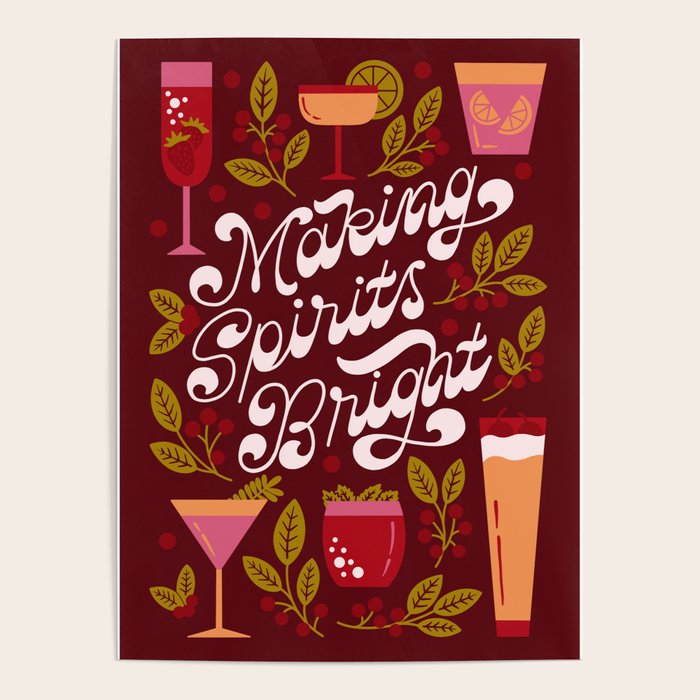 Making Spirits Bright Holiday Drinks Poster Gallery Image 1