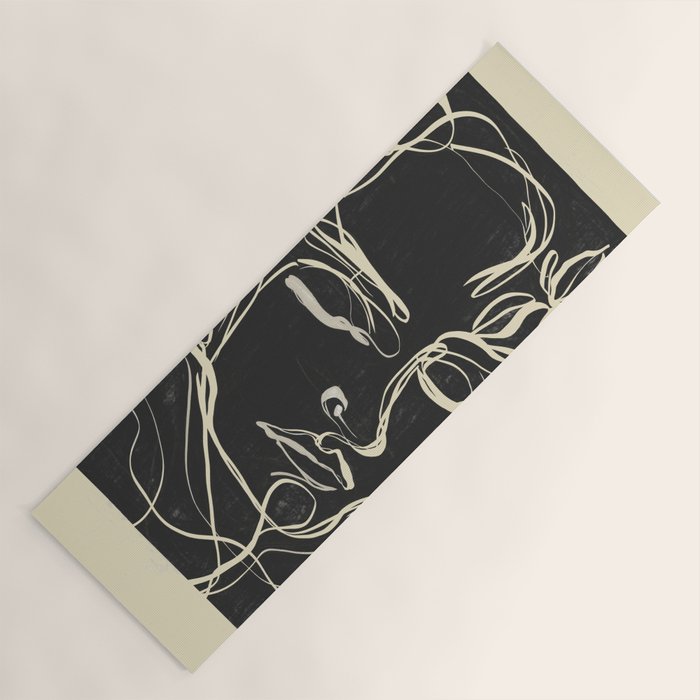 Abstract Face 89 Yoga Mat Gallery Image 1