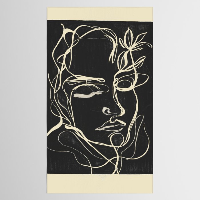 Abstract Face 89 Tablecloth Gallery Image 2