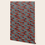 Red & Blue Hand-drawn Pattern #2 Wallpaper Gallery Image 2