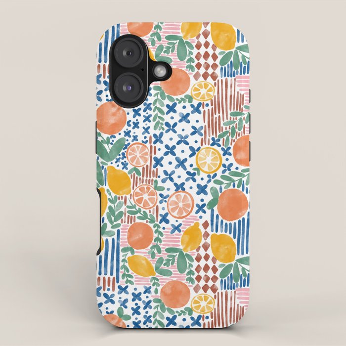 Mediterranean Fusion Citrus iPhone Case Gallery Image 1