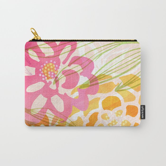 Bouquet of Love Floral Pattern Carry All Pouch Gallery Image 1
