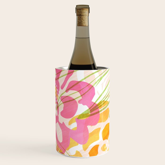 Bouquet of Love Floral Pattern Wine Chiller Gallery Image 1