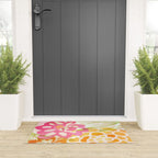 Bouquet of Love Floral Pattern Welcome Mat Gallery Image 3