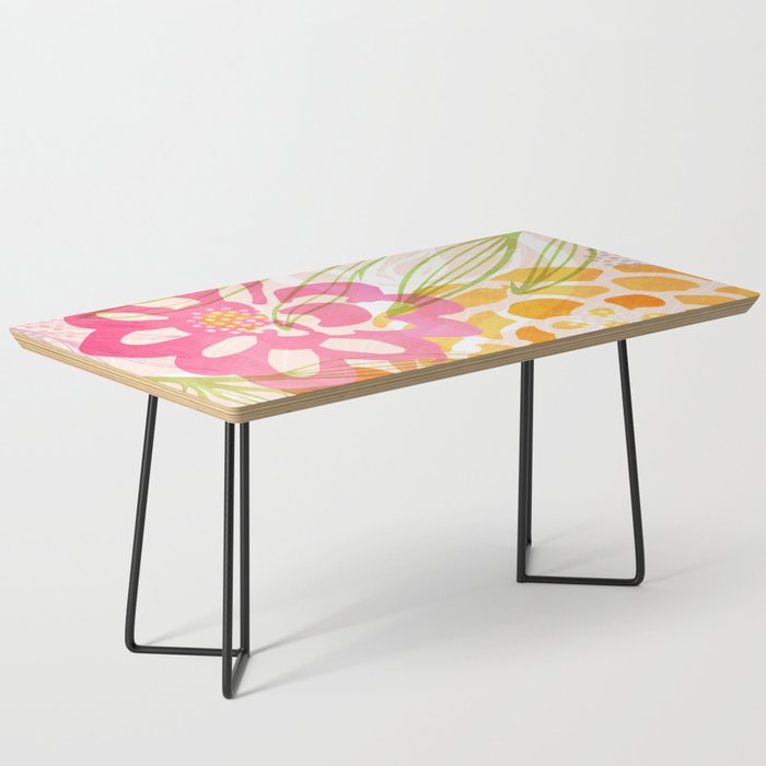 Bouquet of Love Floral Pattern Coffee Table Gallery Image 1