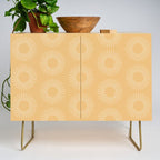 Minimalist Sunray Pattern XV Credenza Gallery Image 1