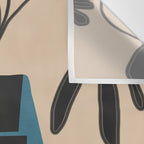 Modern Botanicals No 3 Wall Tapestry Gallery Image 3