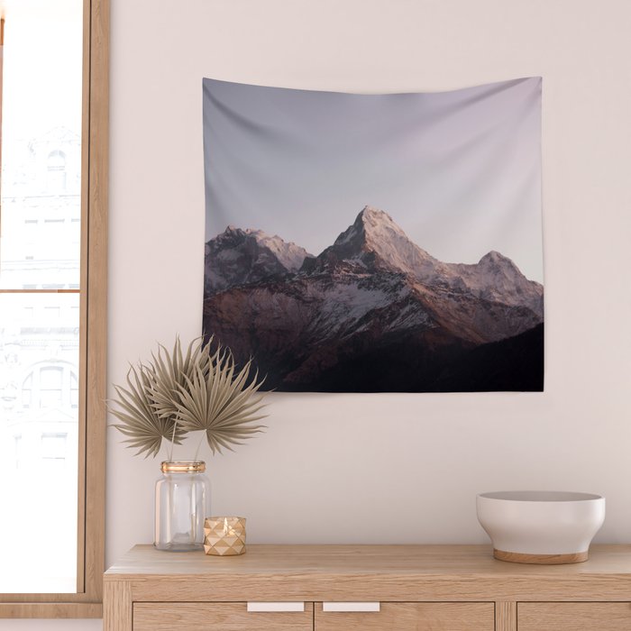 Annapurna Himalayas, Nepal Wall Tapestry Gallery Image 2