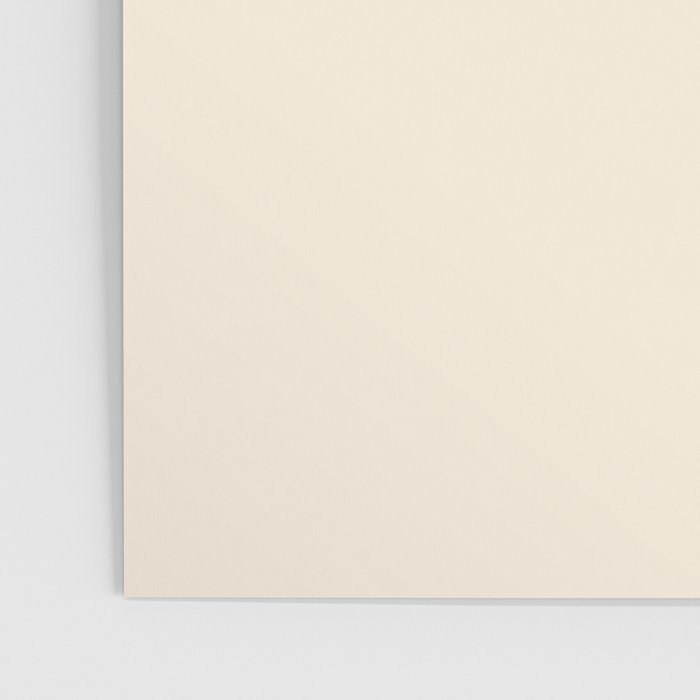 Minimalist Flower Black and Almond Cream Poster Gallery Image 3