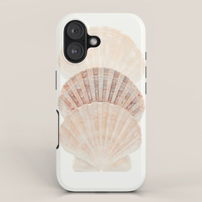Beige Seashells iPhone Case Gallery Image 1