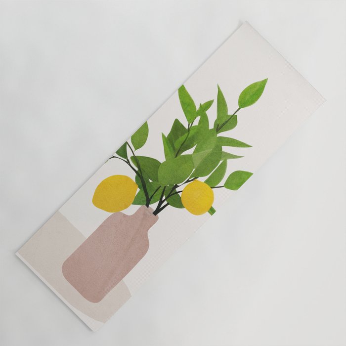 Lemon Branches III Yoga Mat Gallery Image 1