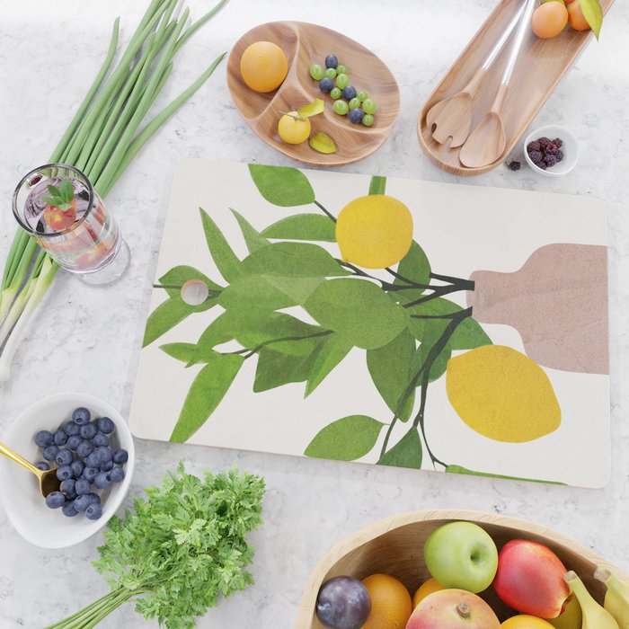 Lemon Branches III Cutting Board Gallery Image 2