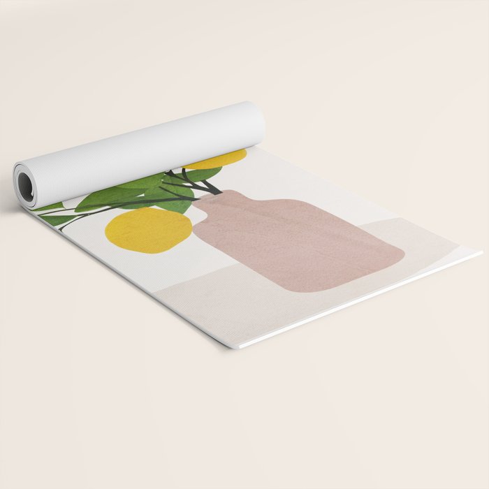 Lemon Branches III Yoga Mat Gallery Image 2