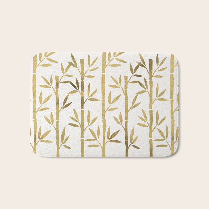Bamboo Stems - Gold Palette Bath Mat Gallery Image 1