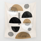 Paper Collage Art Wall Tapestry Gallery Image 4