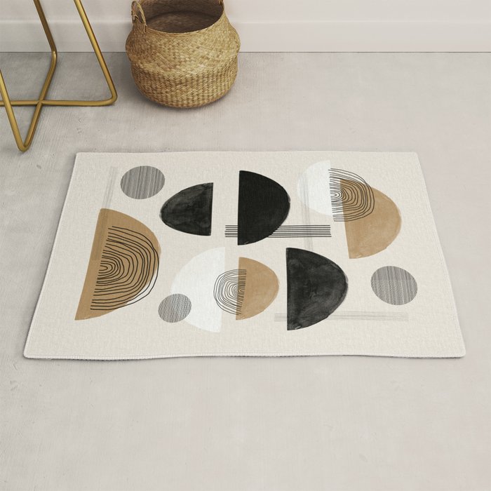 Paper Collage Art Rug Gallery Image 1