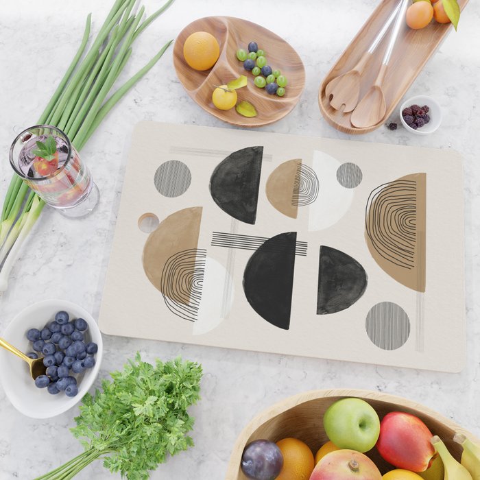 Paper Collage Art Cutting Board Gallery Image 2