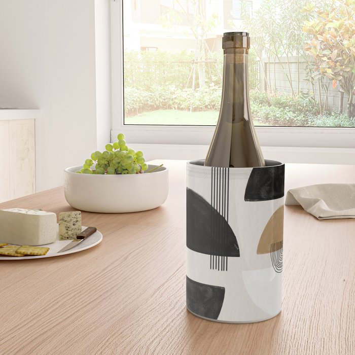 Paper Collage Art Wine Chiller Gallery Image 4
