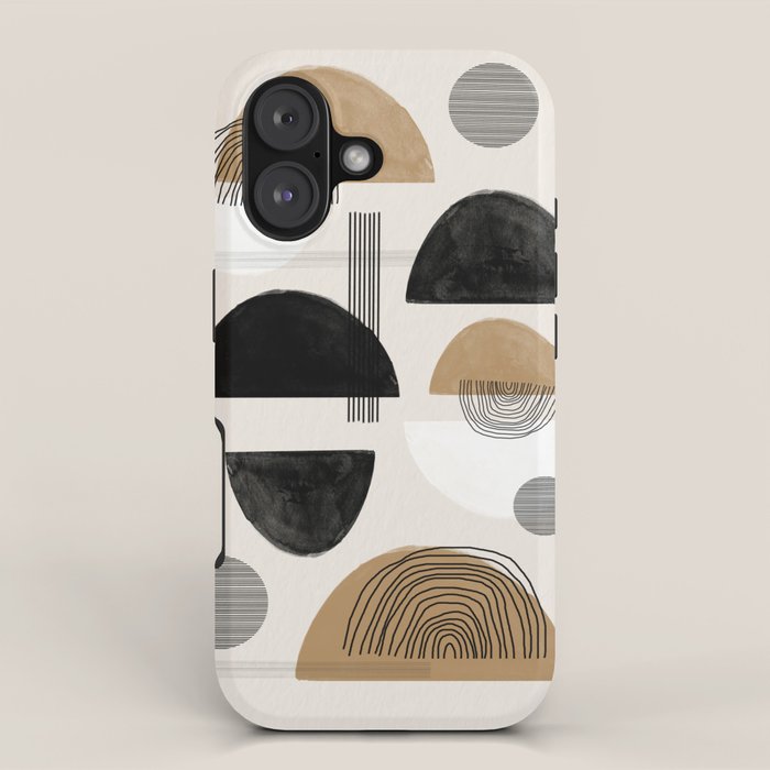 Paper Collage Art iPhone Case Gallery Image 1