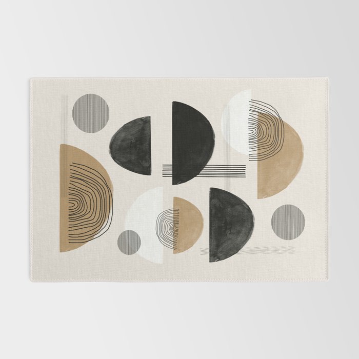Paper Collage Art Rug Gallery Image 2