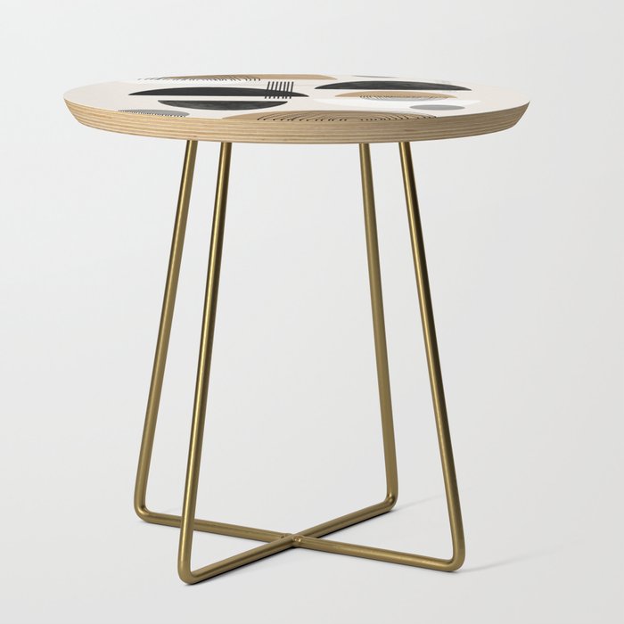 Paper Collage Art Side Table Gallery Image 1