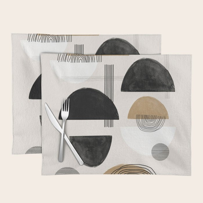 Paper Collage Art Placemat Gallery Image 1