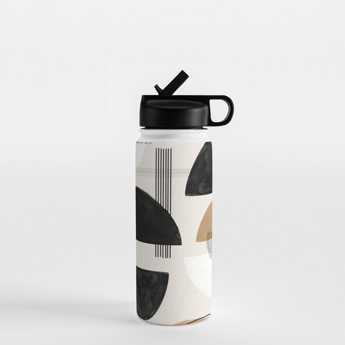 Paper Collage Art Water Bottle Gallery Image 1