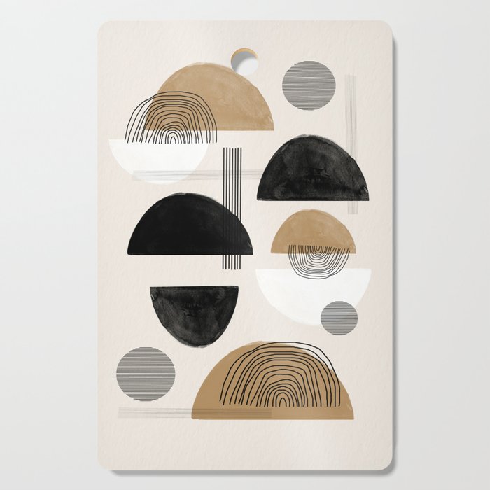 Paper Collage Art Cutting Board Gallery Image 1
