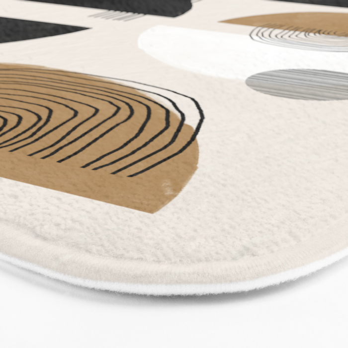 Paper Collage Art Bath Mat Gallery Image 3