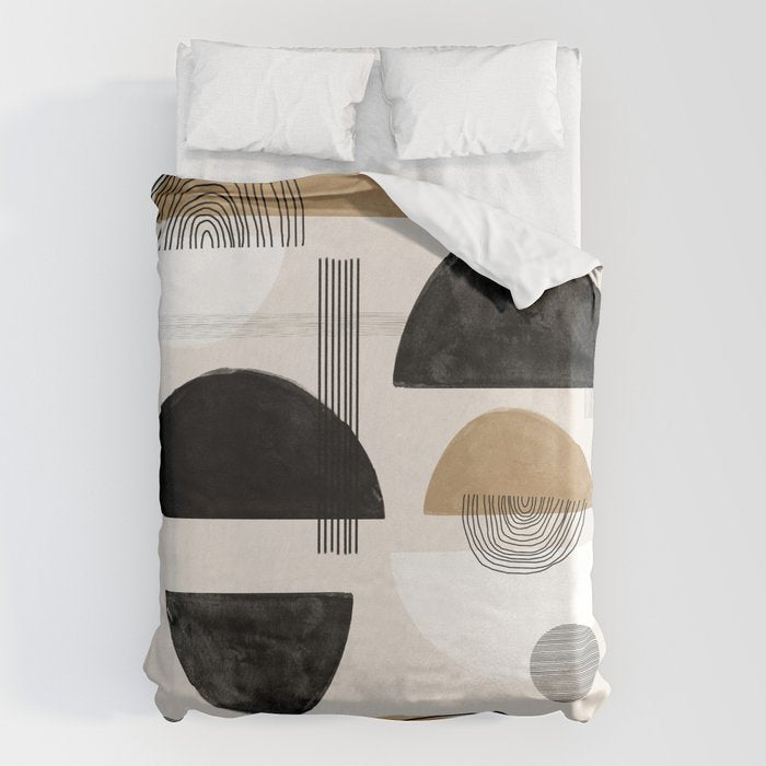Paper Collage Art Duvet Cover Gallery Image 1