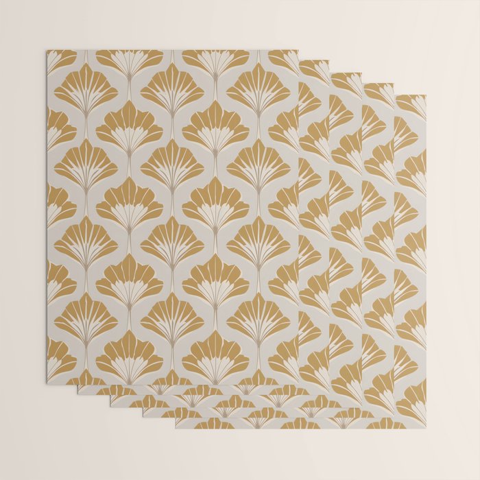 Golden Age Leaves Wrapping Paper Gallery Image 3