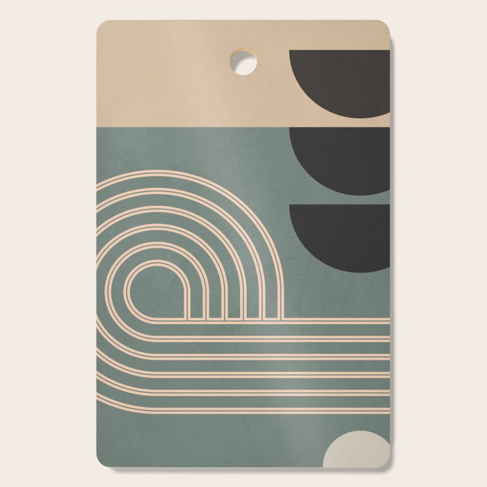 Abstract Geometric Shapes 122 Cutting Board Gallery Image 1