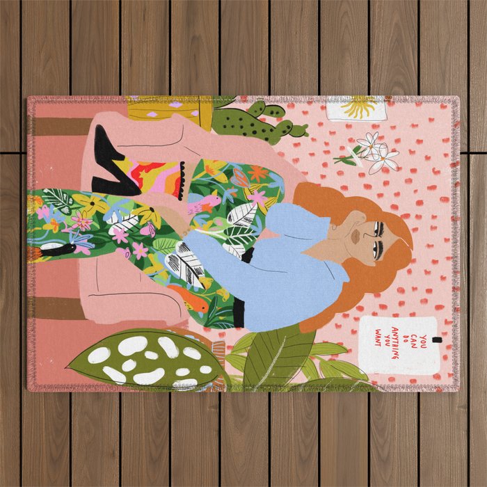 You can do everything you want Outdoor Rug Gallery Image 1