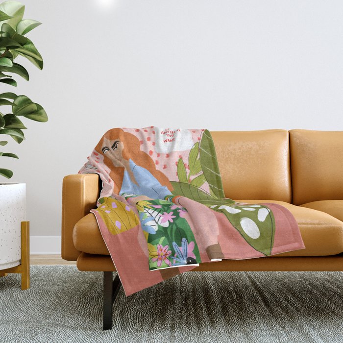 You can do everything you want Throw Blanket Gallery Image 1