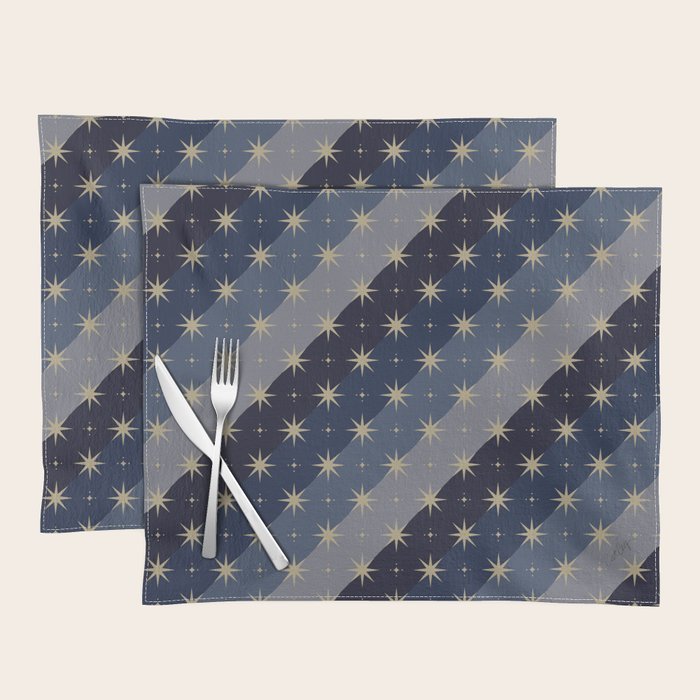 Blue OmbrÃ© â Celestial Coronation Placemat Gallery Image 1