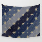 Blue OmbrÃ© â Celestial Coronation Wall Tapestry Gallery Image 4