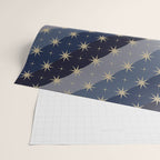 Blue OmbrÃ© â Celestial Coronation Wrapping Paper Gallery Image 2
