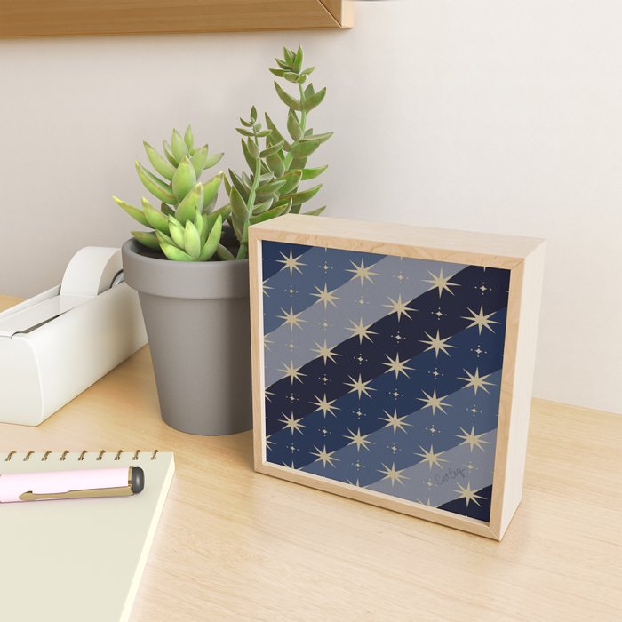 Blue OmbrÃ© â Celestial Coronation Mini Art Print Gallery Image 2
