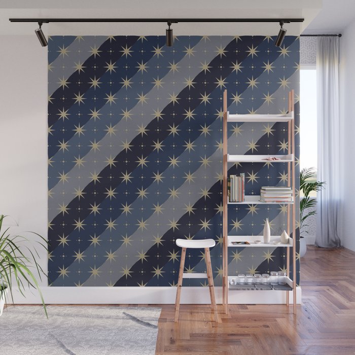 Blue OmbrÃ© â Celestial Coronation Wall Mural Gallery Image 1