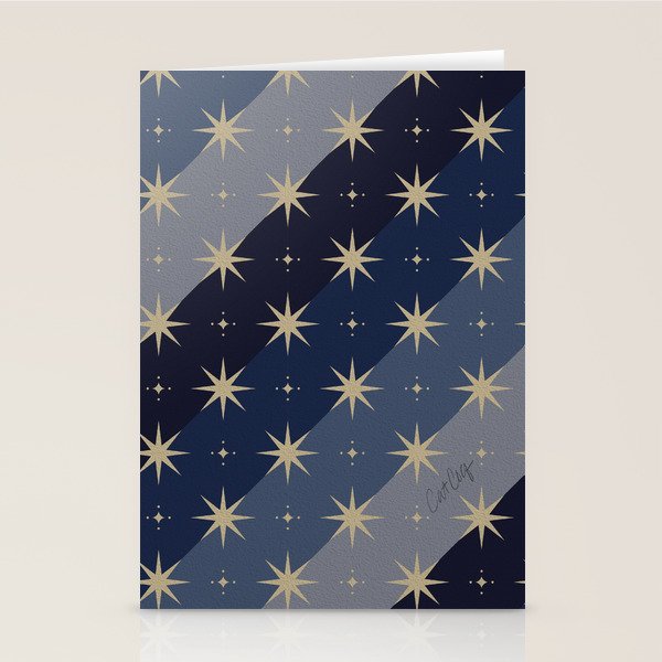 Blue OmbrÃ© â Celestial Coronation Stationery Card Gallery Image 2