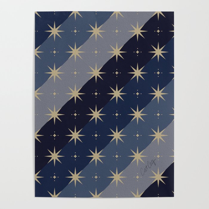 Blue OmbrÃ© â Celestial Coronation Poster Gallery Image 4