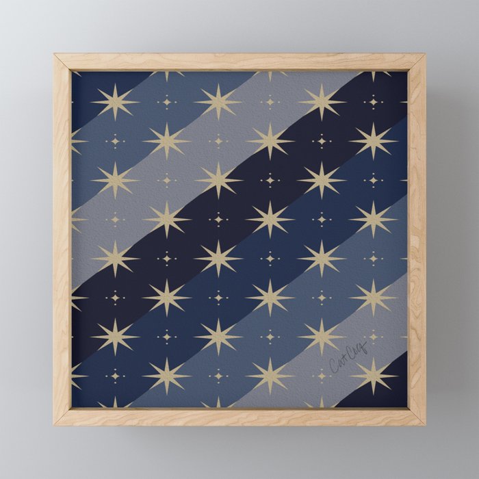 Blue OmbrÃ© â Celestial Coronation Mini Art Print Gallery Image 1